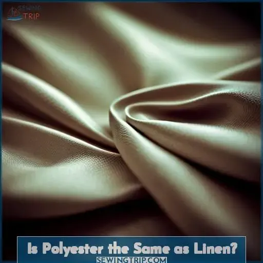 Is Polyester the Same as Linen