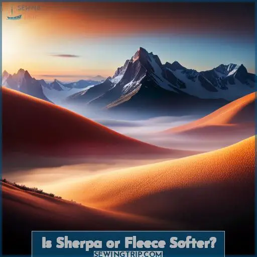 Is Sherpa or Fleece Softer