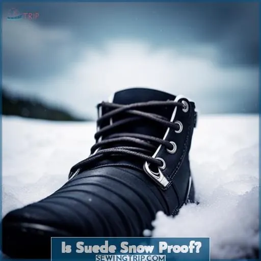 Is Suede Snow Proof