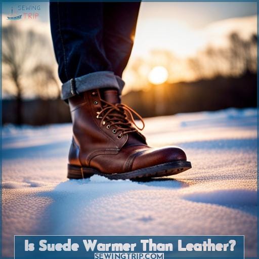 Is Suede Warmer Than Leather