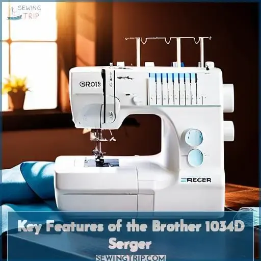 Key Features of the Brother 1034D Serger