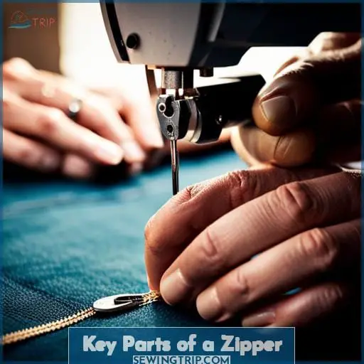 Key Parts of a Zipper