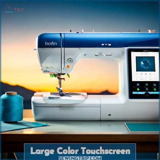 Large Color Touchscreen