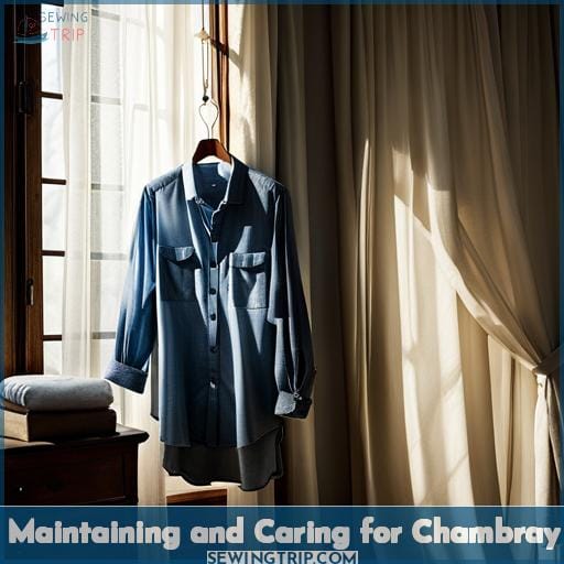 Maintaining and Caring for Chambray