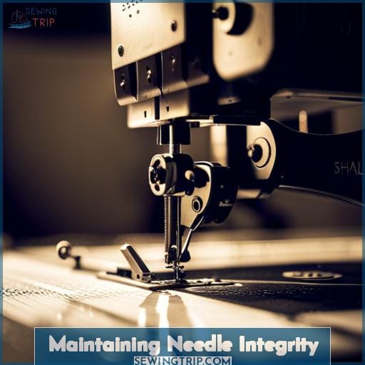 Maintaining Needle Integrity