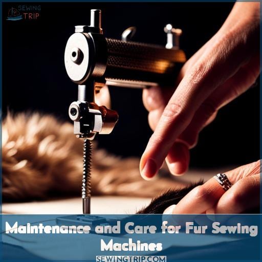 Maintenance and Care for Fur Sewing Machines