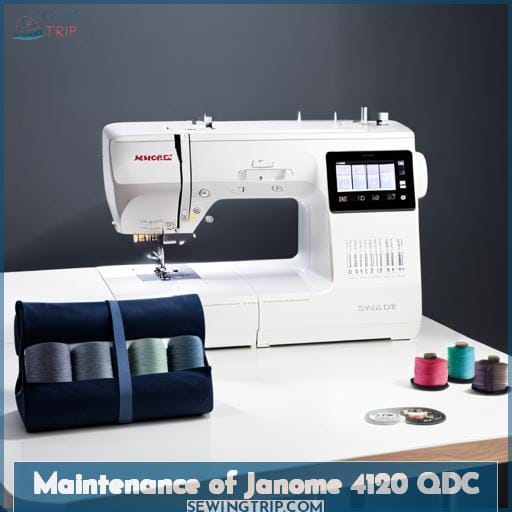 Maintenance of Janome 4120 QDC