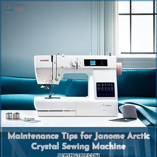 Maintenance Tips for Janome Arctic Crystal Sewing Machine