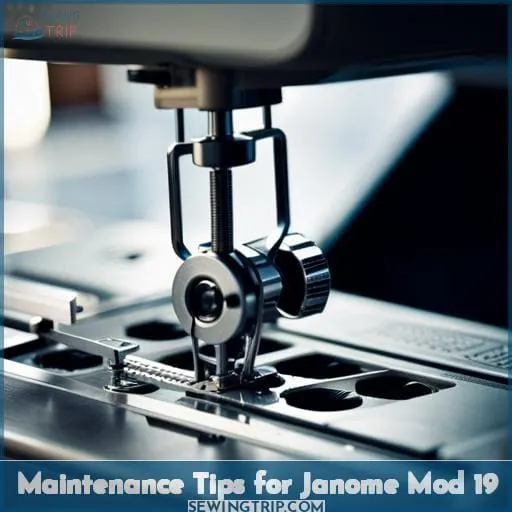 Maintenance Tips for Janome Mod 19