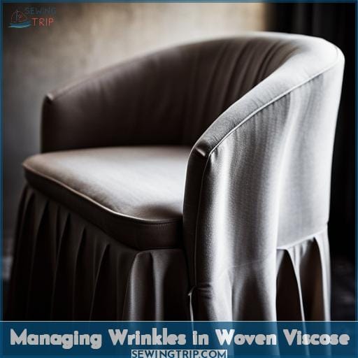 Managing Wrinkles in Woven Viscose