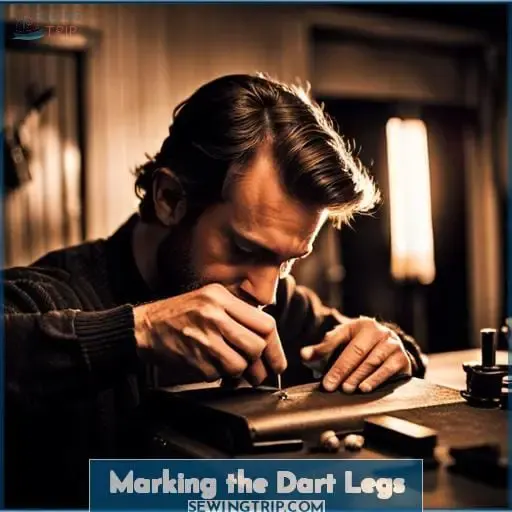 Marking the Dart Legs