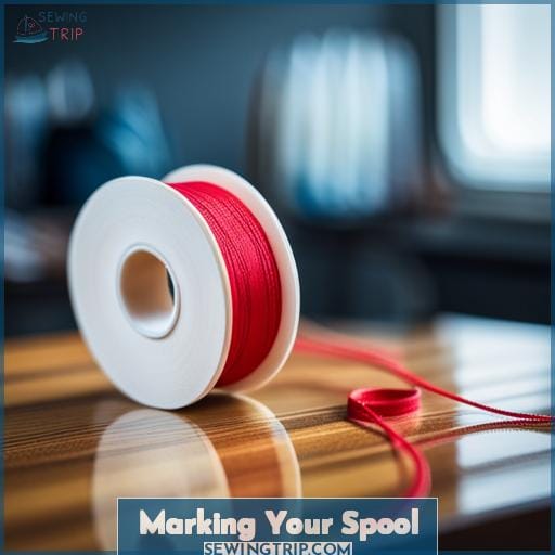 Marking Your Spool