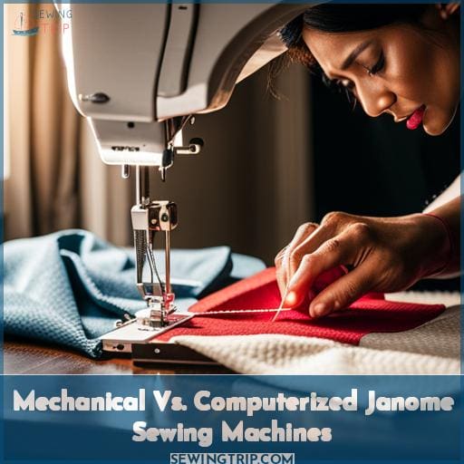 Mechanical Vs. Computerized Janome Sewing Machines