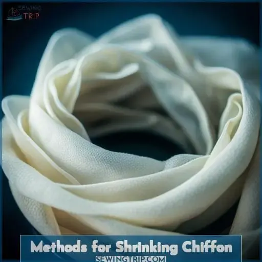 Methods for Shrinking Chiffon