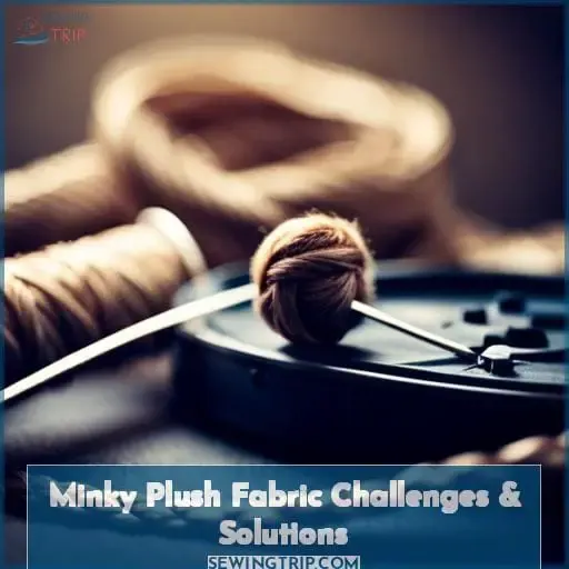 Minky Plush Fabric Challenges & Solutions