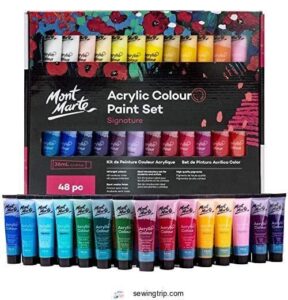 Best Fabric Paint for Denim: 8 Tested Options That Won't Crack 4 Mont Marte Signature Acrylic Paint B07XP1CNRW