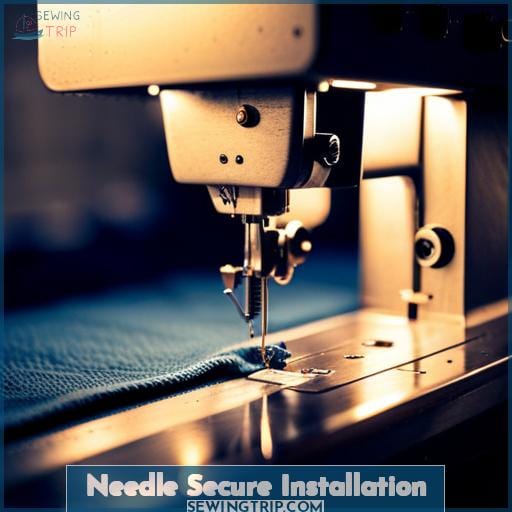 Needle Secure Installation