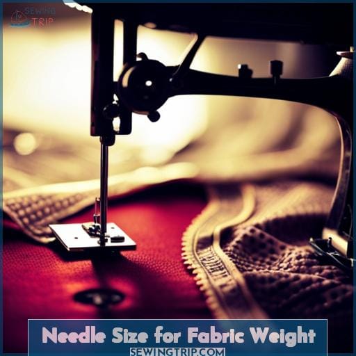 Needle Size for Fabric Weight