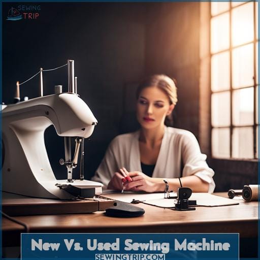 New Vs. Used Sewing Machine