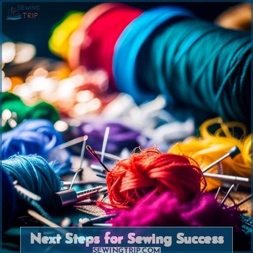 Next Steps for Sewing Success