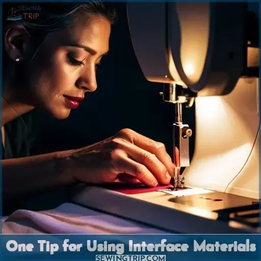 One Tip for Using Interface Materials