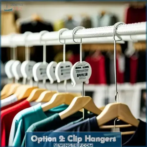 Option 2: Clip Hangers