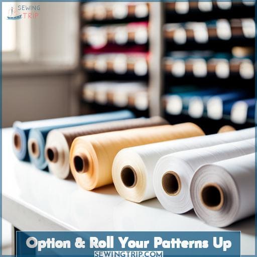 Option 8: Roll Your Patterns Up