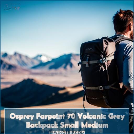 Osprey Farpoint 70 Volcanic Grey Backpack Small Medium
