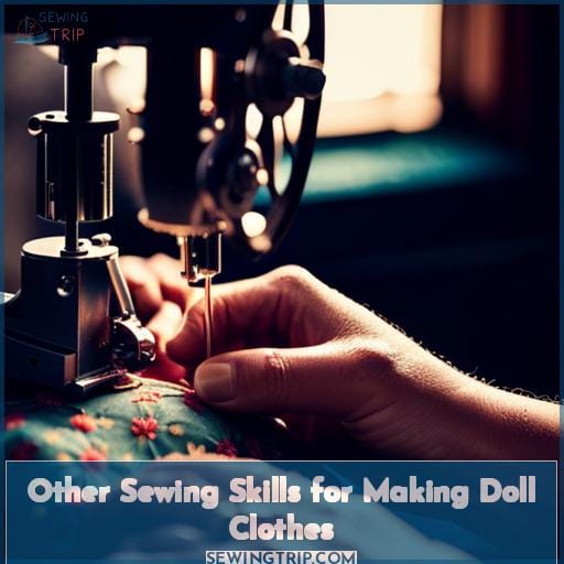 Other Sewing Skills for Making Doll Clothes