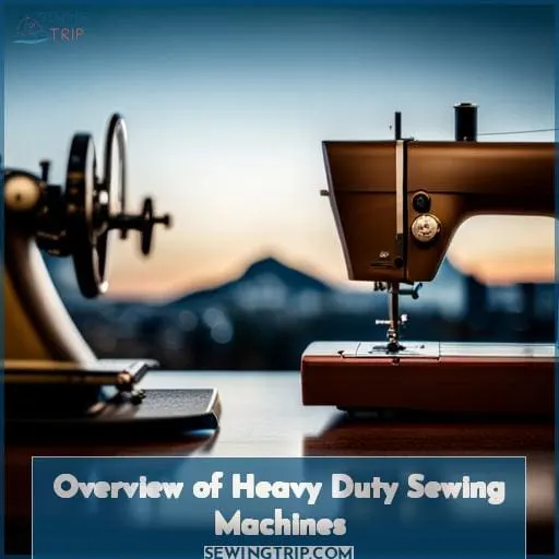 Overview of Heavy Duty Sewing Machines
