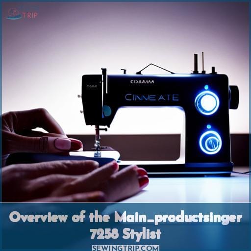 Overview of the Main_productsinger 7258 Stylist
