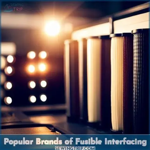 Popular Brands of Fusible Interfacing