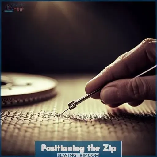 Positioning the Zip