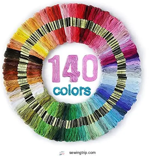 Premium Rainbow Color Embroidery Floss