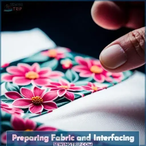 Preparing Fabric and Interfacing