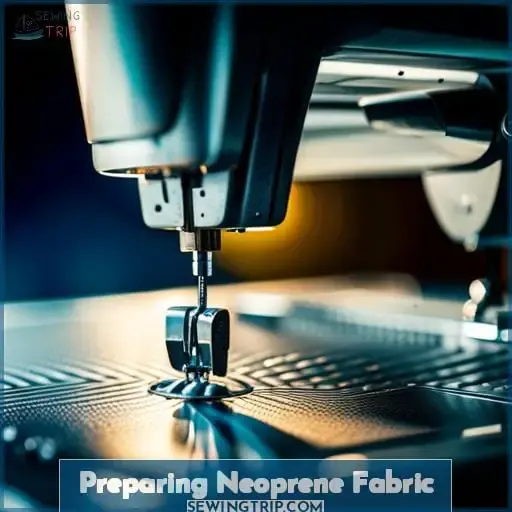 Preparing Neoprene Fabric