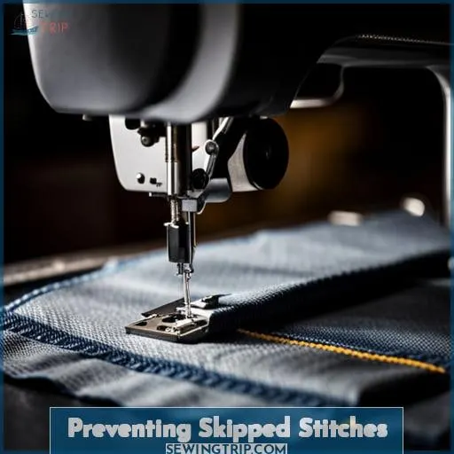 Preventing Skipped Stitches