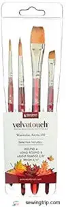 Princeton Velvetouch, Mixed-Media Brushes for