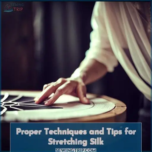 Proper Techniques and Tips for Stretching Silk