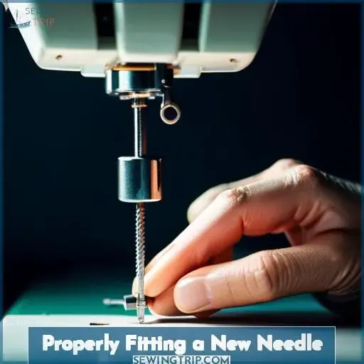 Properly Fitting a New Needle