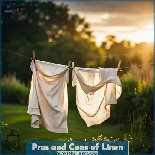 Pros and Cons of Linen