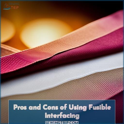 Pros and Cons of Using Fusible Interfacing