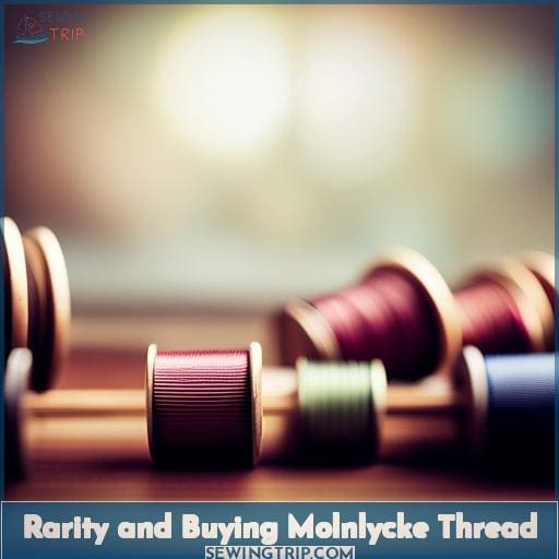 Rarity and Buying Molnlycke Thread