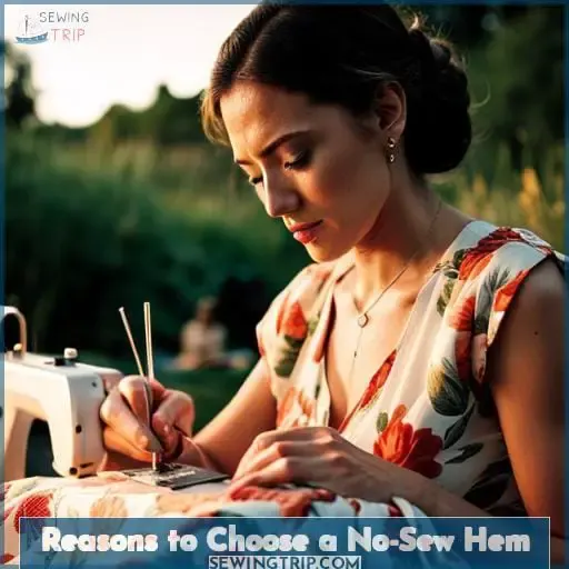 Reasons to Choose a No-Sew Hem
