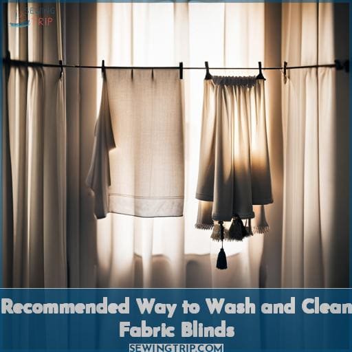Recommended Way to Wash and Clean Fabric Blinds