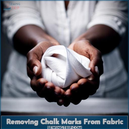 Removing Chalk Marks From Fabric