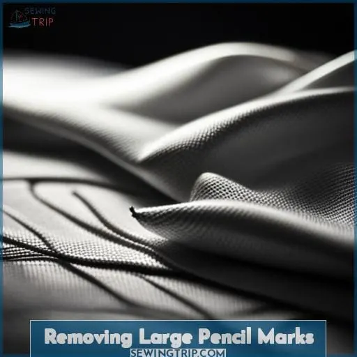 Removing Large Pencil Marks