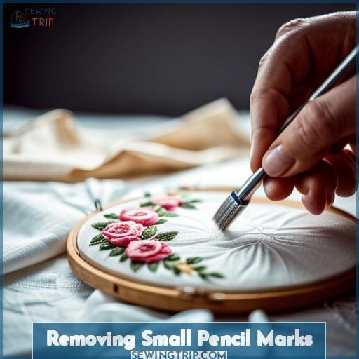 Removing Small Pencil Marks