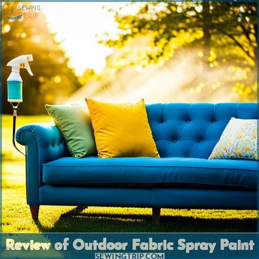 Review of Outdoor Fabric Spray Paint