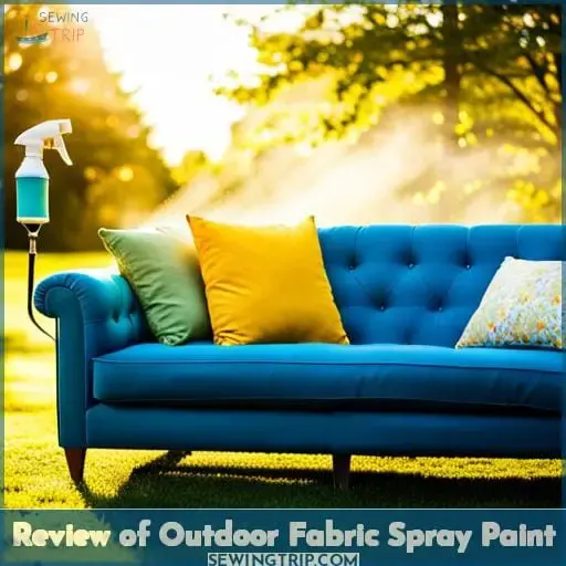 Review of Outdoor Fabric Spray Paint